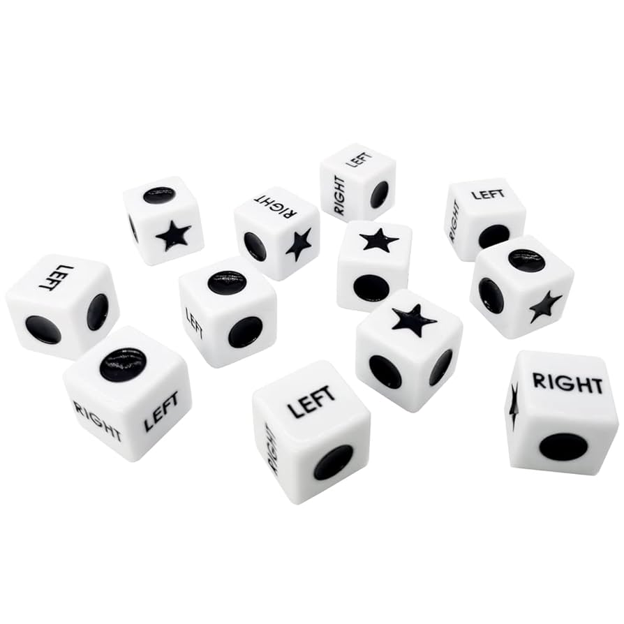 ⭐︎美品⭐︎24-25 dice bank Amazon.com: Left Right Center Dice Only 12 Dices Left Right